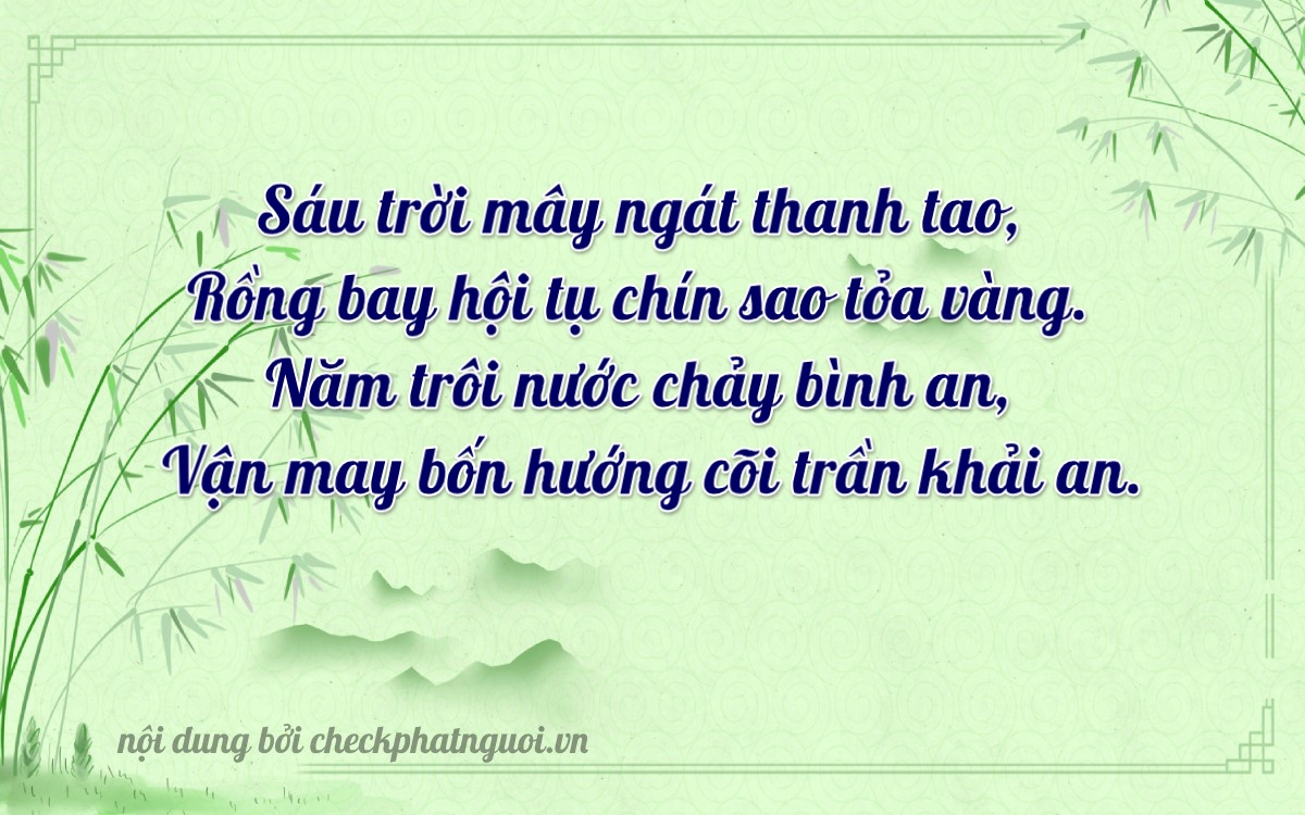 Bài thơ ý nghĩa cho <b>biển số 18B2-67045</b> tại website checkphatnguoi.vn