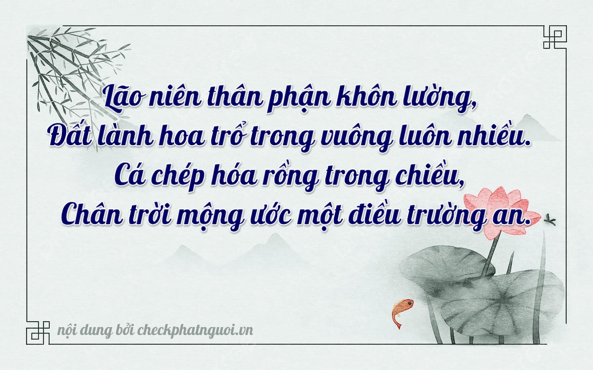 Bài thơ ý nghĩa cho <b>biển số 18B2-75827</b> tại website checkphatnguoi.vn