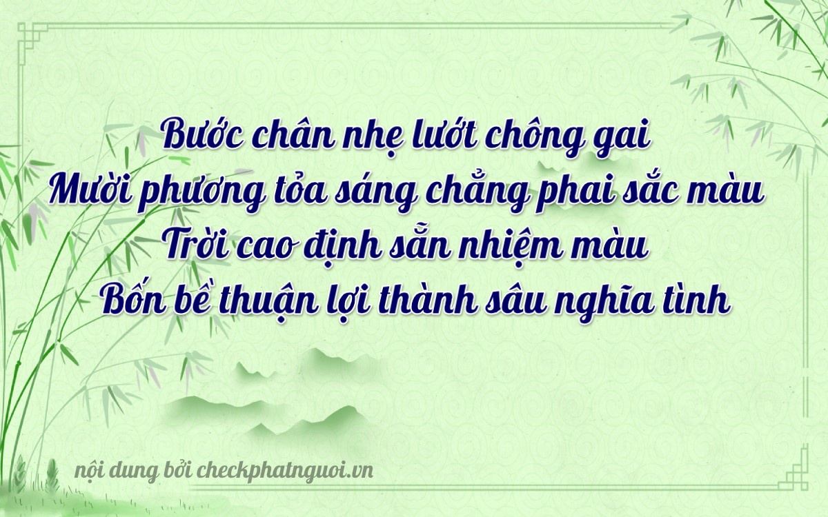 Bài thơ ý nghĩa cho <b>biển số 18B-6734</b> tại website checkphatnguoi.vn
