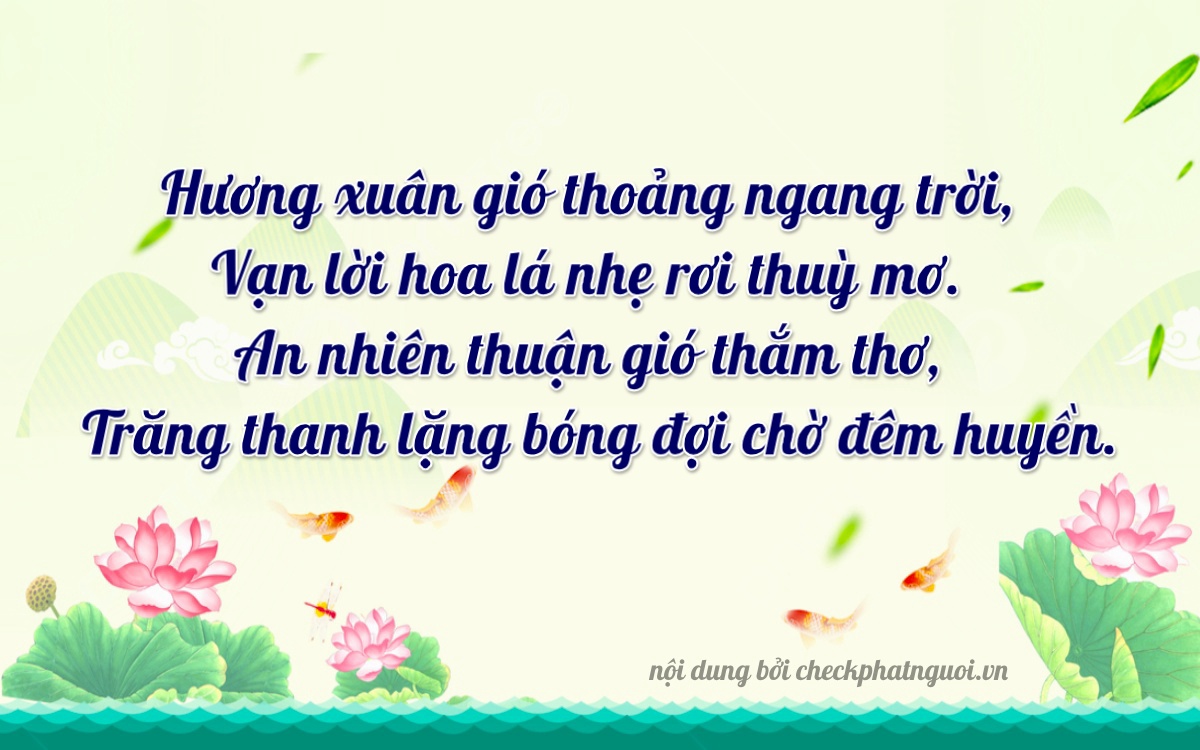 Bài thơ ý nghĩa cho <b>biển số 18BA-02017</b> tại website checkphatnguoi.vn
