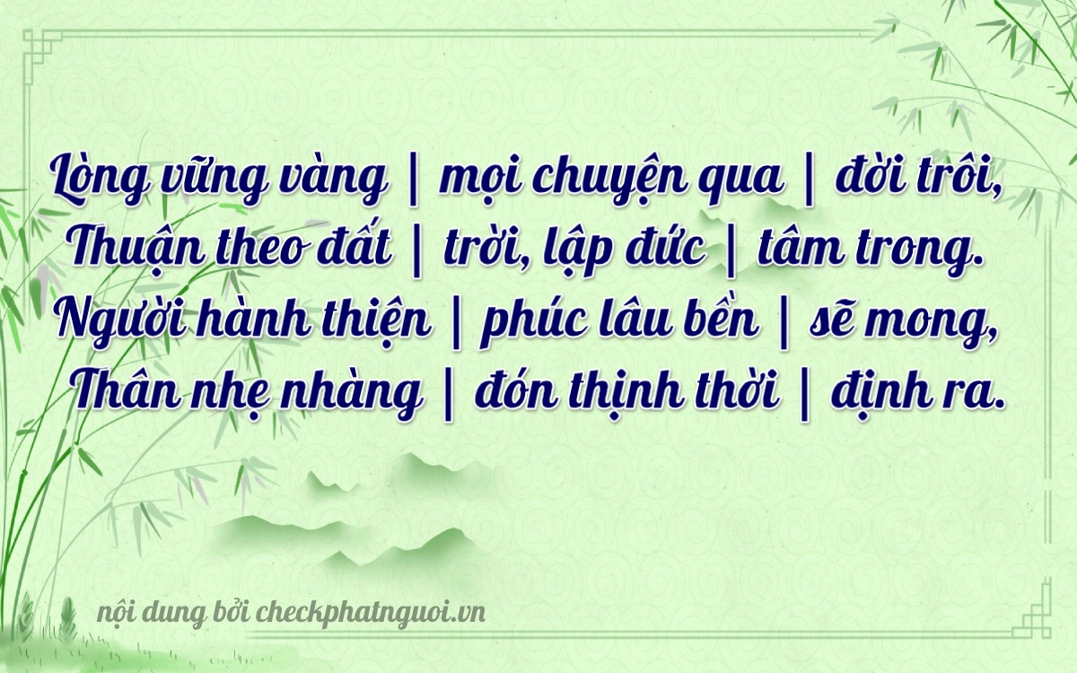 Bài thơ ý nghĩa cho <b>biển số 18BA-02877</b> tại website checkphatnguoi.vn