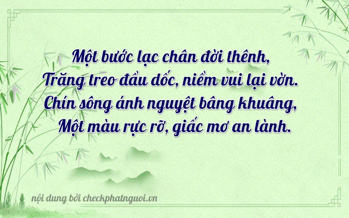 Bài thơ ý nghĩa cho <b>biển số 18C-13913</b> tại website checkphatnguoi.vn