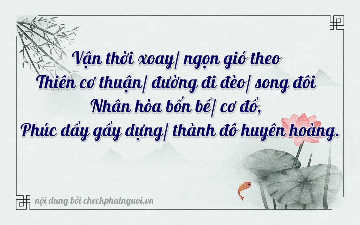 Bài thơ ý nghĩa cho <b>biển số 18C-17777</b> tại website checkphatnguoi.vn