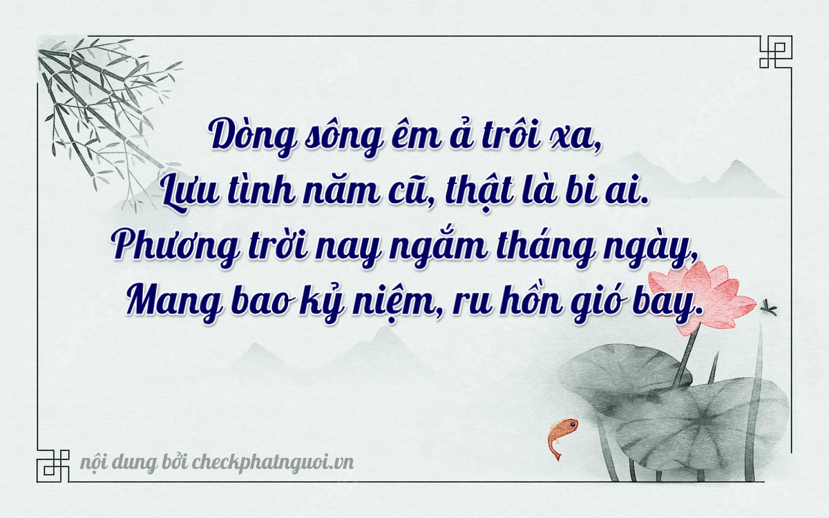Bài thơ ý nghĩa cho <b>biển số 18D-01372</b> tại website checkphatnguoi.vn