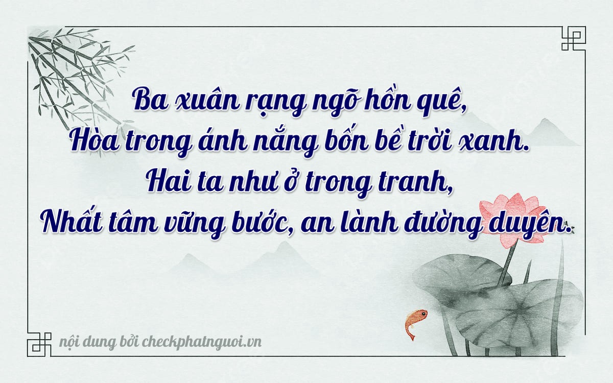 Bài thơ ý nghĩa cho <b>biển số 18E1-32231</b> tại website checkphatnguoi.vn