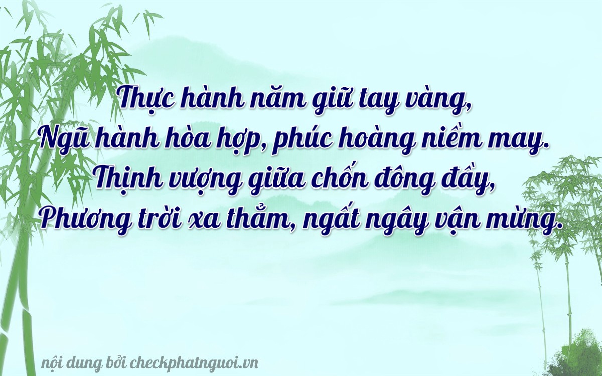 Bài thơ ý nghĩa cho <b>biển số 18EA-05055</b> tại website checkphatnguoi.vn