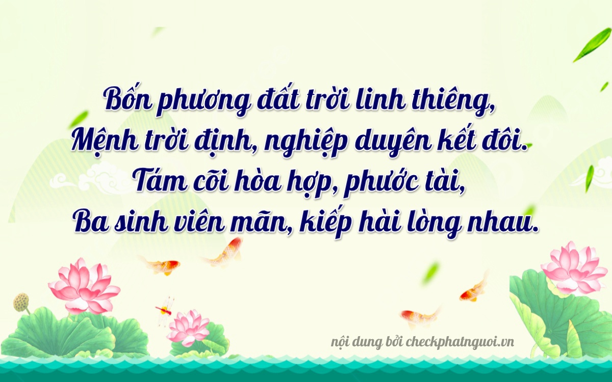 Bài thơ ý nghĩa cho <b>biển số 18G1-14843</b> tại website checkphatnguoi.vn