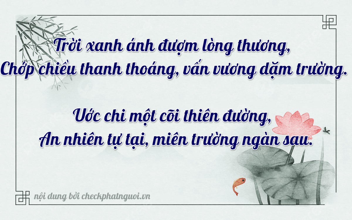 Bài thơ ý nghĩa cho <b>biển số 18H-02544</b> tại website checkphatnguoi.vn
