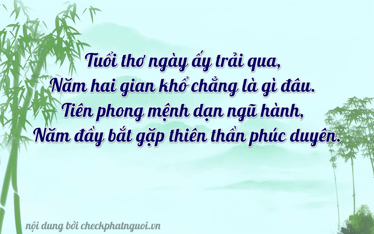 Bài thơ ý nghĩa cho <b>biển số 18H1-25525</b> tại website checkphatnguoi.vn