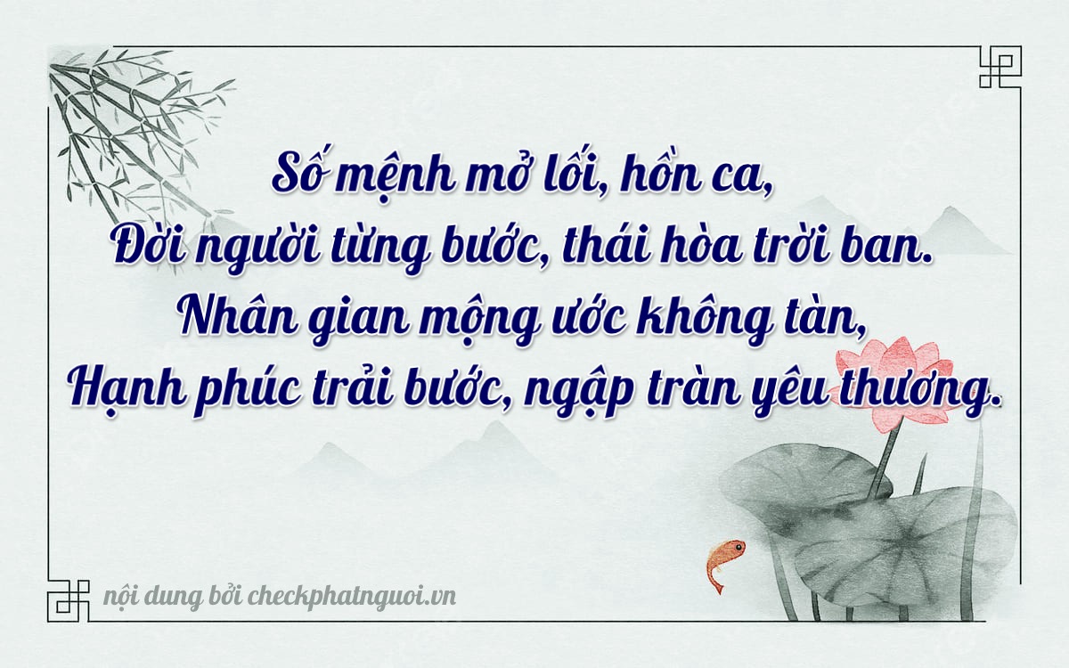 Bài thơ ý nghĩa cho <b>biển số 18HA-14014</b> tại website checkphatnguoi.vn