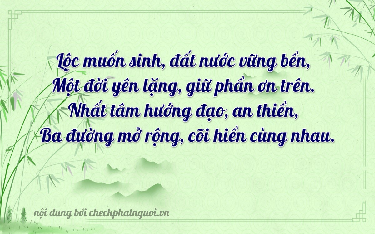 Bài thơ ý nghĩa cho <b>biển số 18HA-16113</b> tại website checkphatnguoi.vn