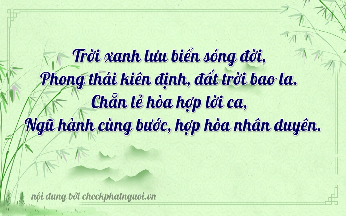 Bài thơ ý nghĩa cho <b>biển số 18L1-04953</b> tại website checkphatnguoi.vn