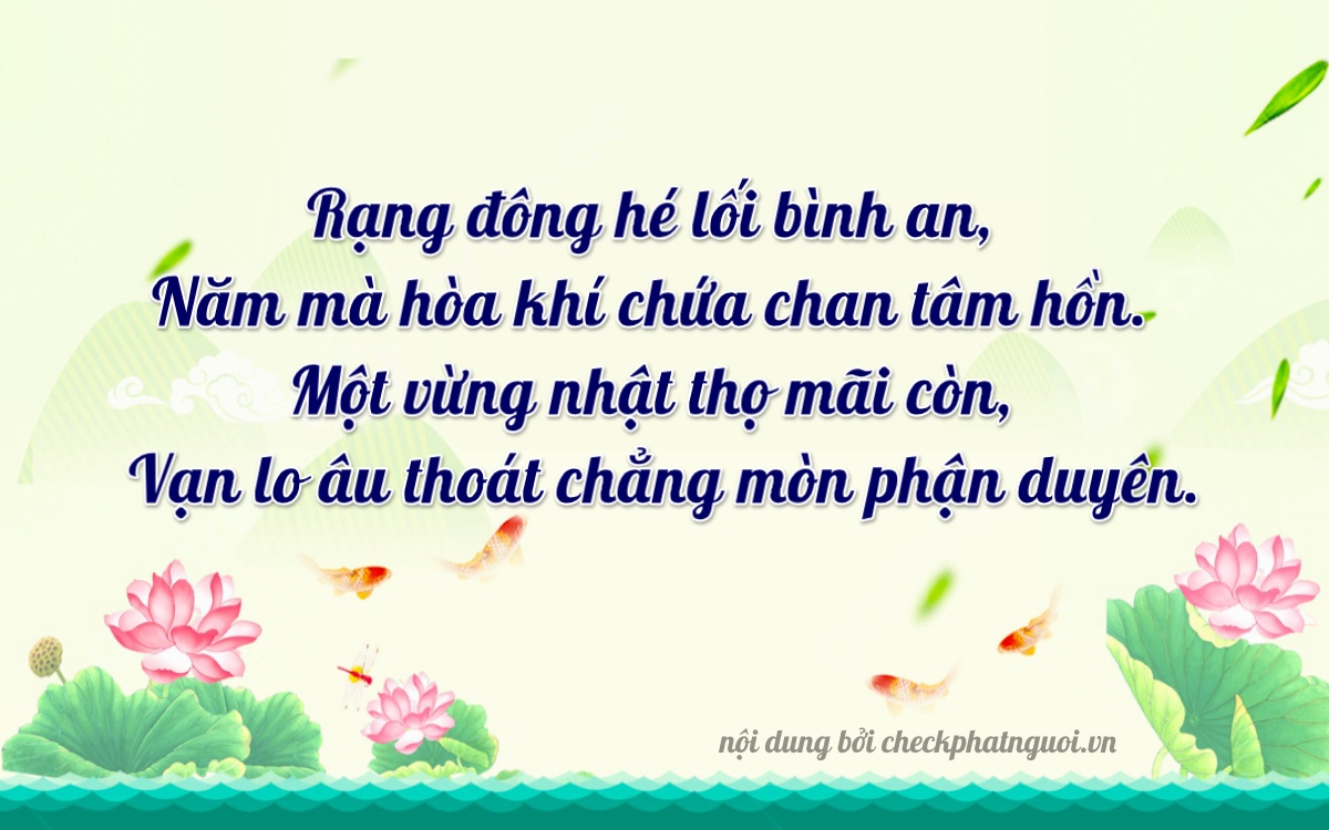 Bài thơ ý nghĩa cho <b>biển số 18L1-59157</b> tại website checkphatnguoi.vn