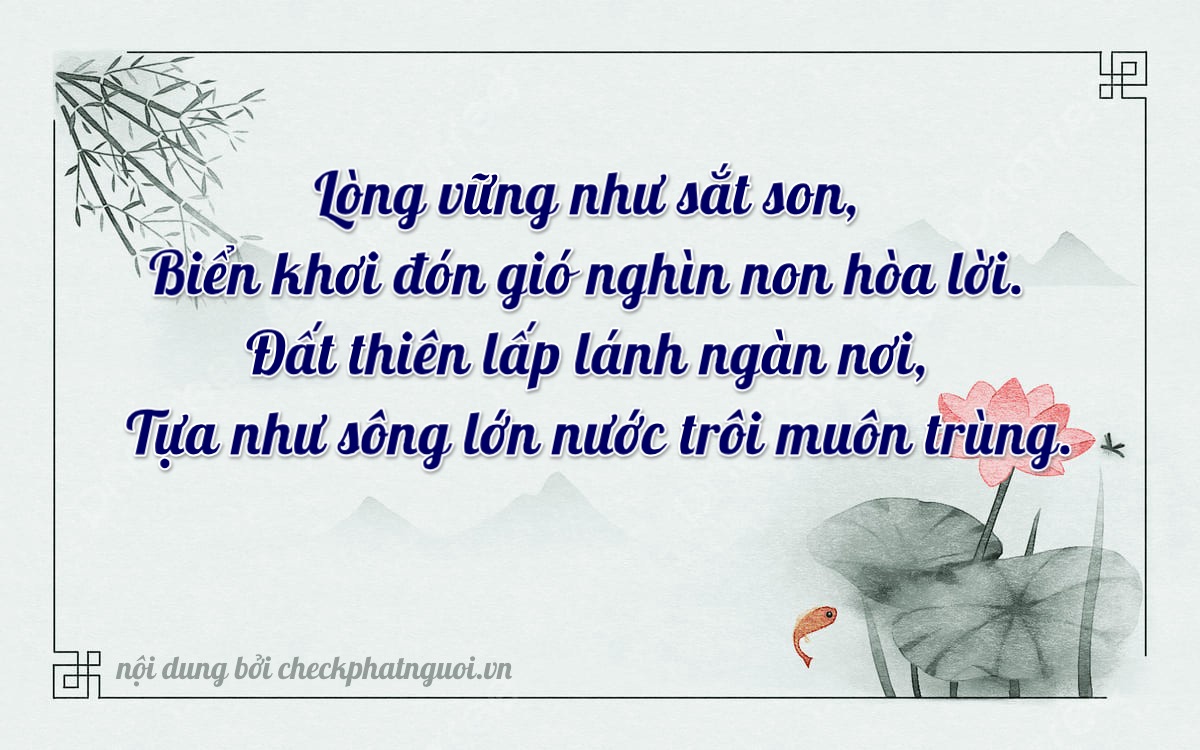 Bài thơ ý nghĩa cho <b>biển số 18N-17136</b> tại website checkphatnguoi.vn