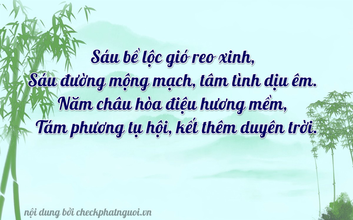 Bài thơ ý nghĩa cho <b>biển số 18U-06668</b> tại website checkphatnguoi.vn