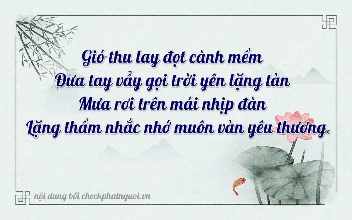 Bài thơ ý nghĩa cho <b>biển số 19180</b> tại website checkphatnguoi.vn