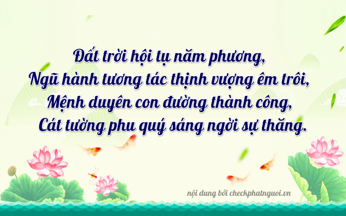 Bài thơ ý nghĩa cho <b>biển số 19A-11336</b> tại website checkphatnguoi.vn