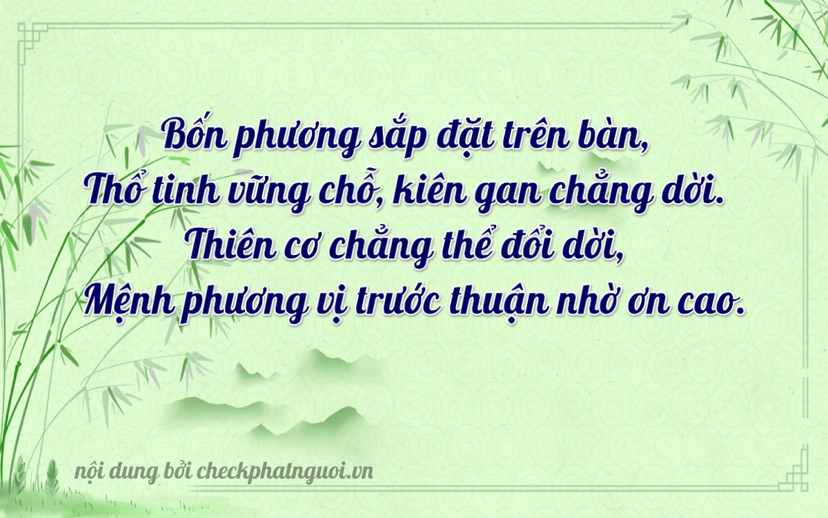 Bài thơ ý nghĩa cho <b>biển số 19A-24929</b> tại website checkphatnguoi.vn