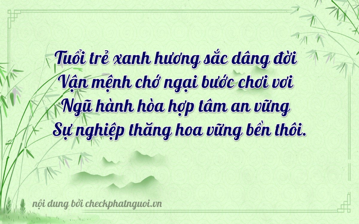 Bài thơ ý nghĩa cho <b>biển số 19A-36894</b> tại website checkphatnguoi.vn