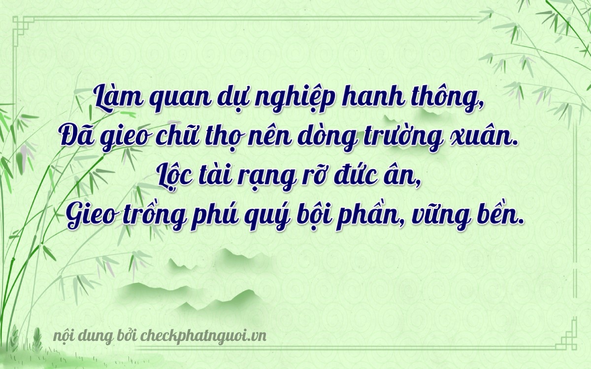 Bài thơ ý nghĩa cho <b>biển số 19A-40002</b> tại website checkphatnguoi.vn