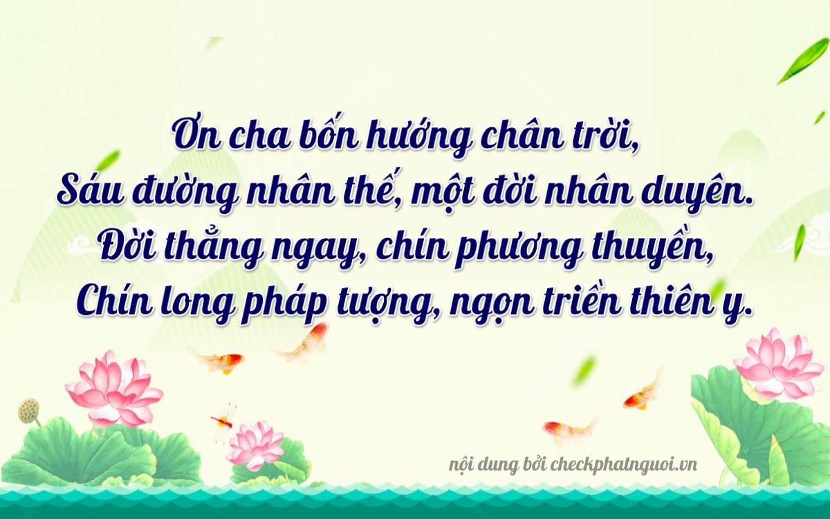 Bài thơ ý nghĩa cho <b>biển số 19A-40699</b> tại website checkphatnguoi.vn