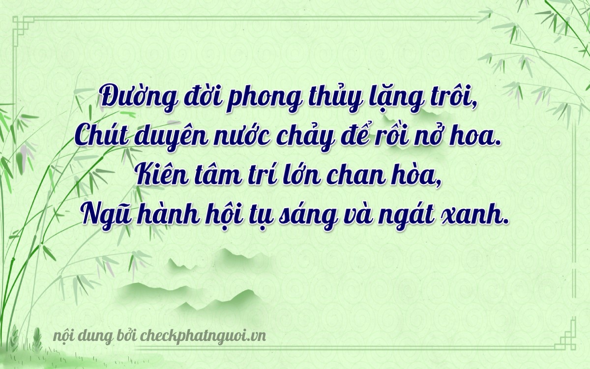 Bài thơ ý nghĩa cho <b>biển số 19A-47754</b> tại website checkphatnguoi.vn