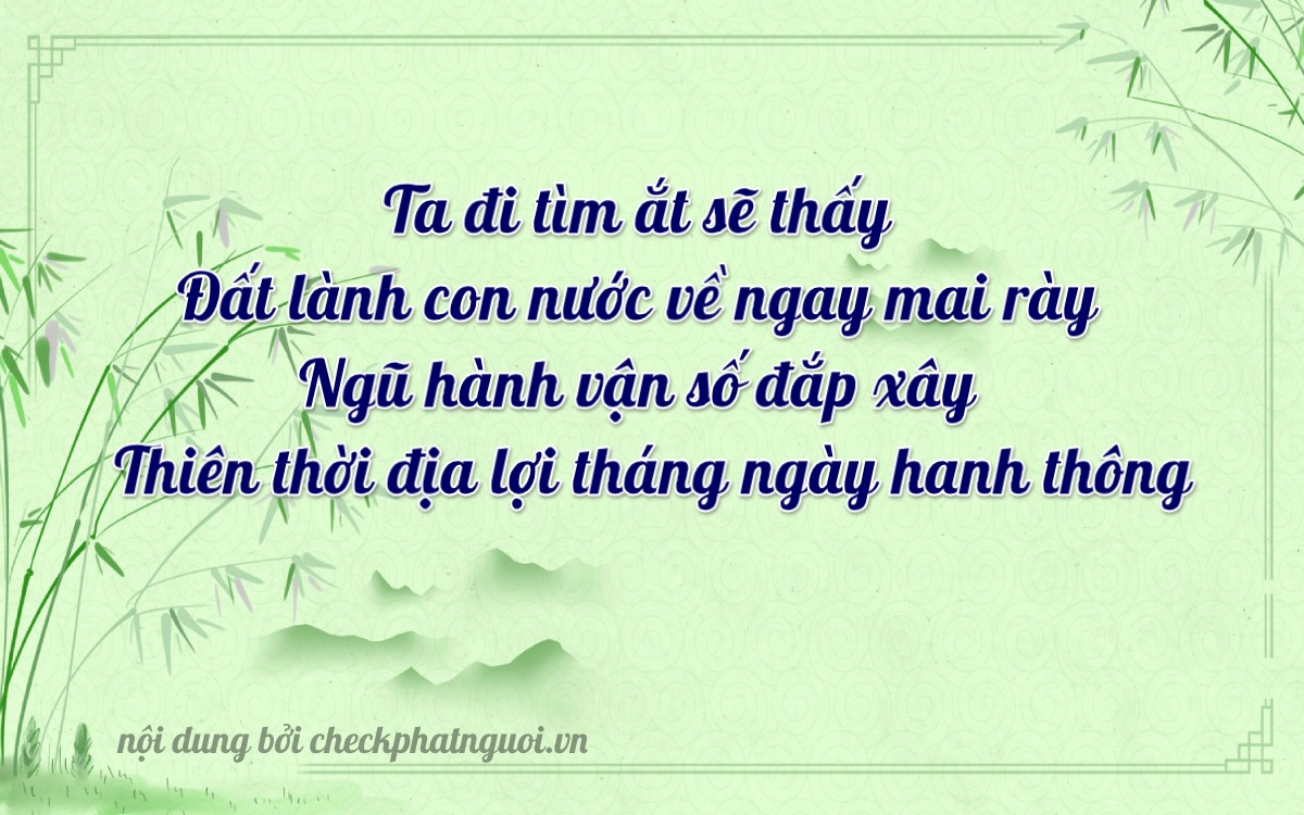 Bài thơ ý nghĩa cho <b>biển số 19A-54967</b> tại website checkphatnguoi.vn