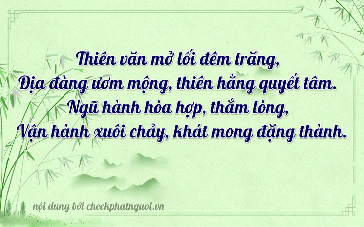 Bài thơ ý nghĩa cho <b>biển số 19A-65685</b> tại website checkphatnguoi.vn