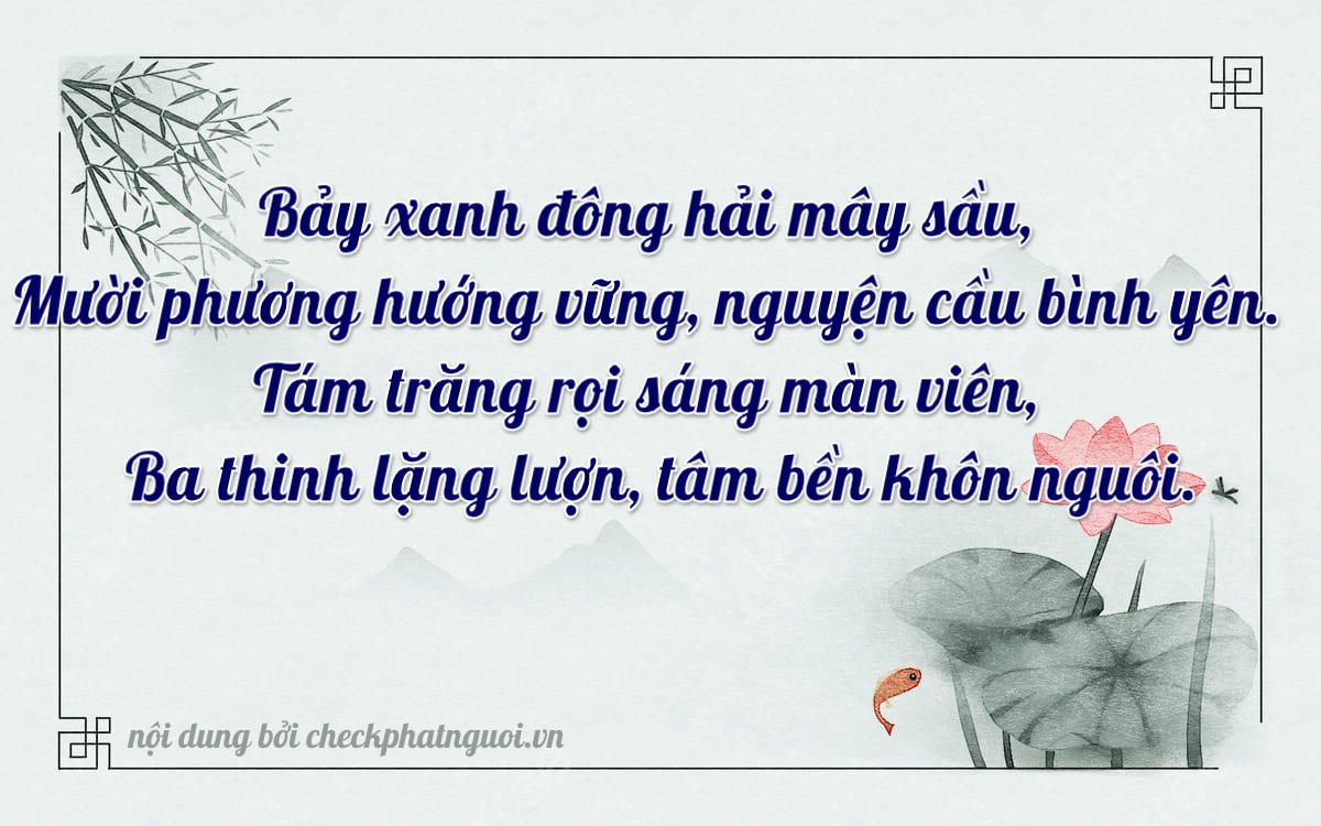Bài thơ ý nghĩa cho <b>biển số 19A-71838</b> tại website checkphatnguoi.vn