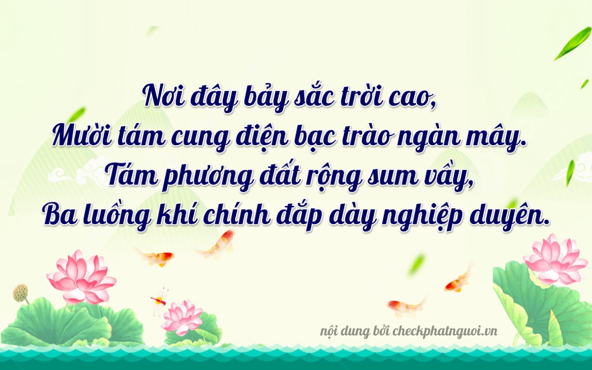Bài thơ ý nghĩa cho <b>biển số 19A-71883</b> tại website checkphatnguoi.vn