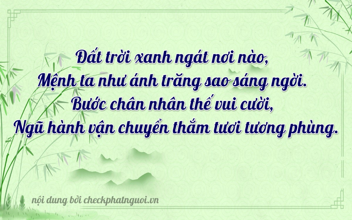 Bài thơ ý nghĩa cho <b>biển số 19A-72561</b> tại website checkphatnguoi.vn