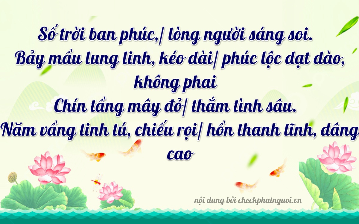 Bài thơ ý nghĩa cho <b>biển số 19A-79564</b> tại website checkphatnguoi.vn