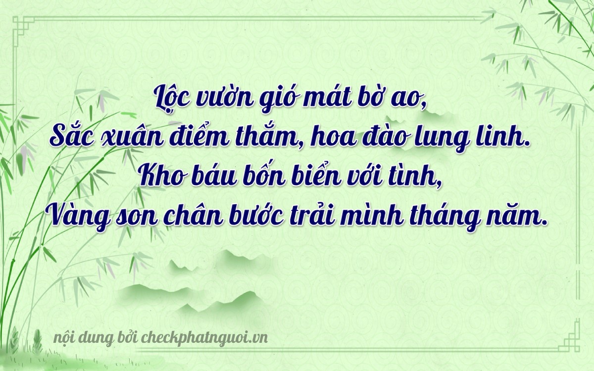 Bài thơ ý nghĩa cho <b>biển số 19A-80274</b> tại website checkphatnguoi.vn