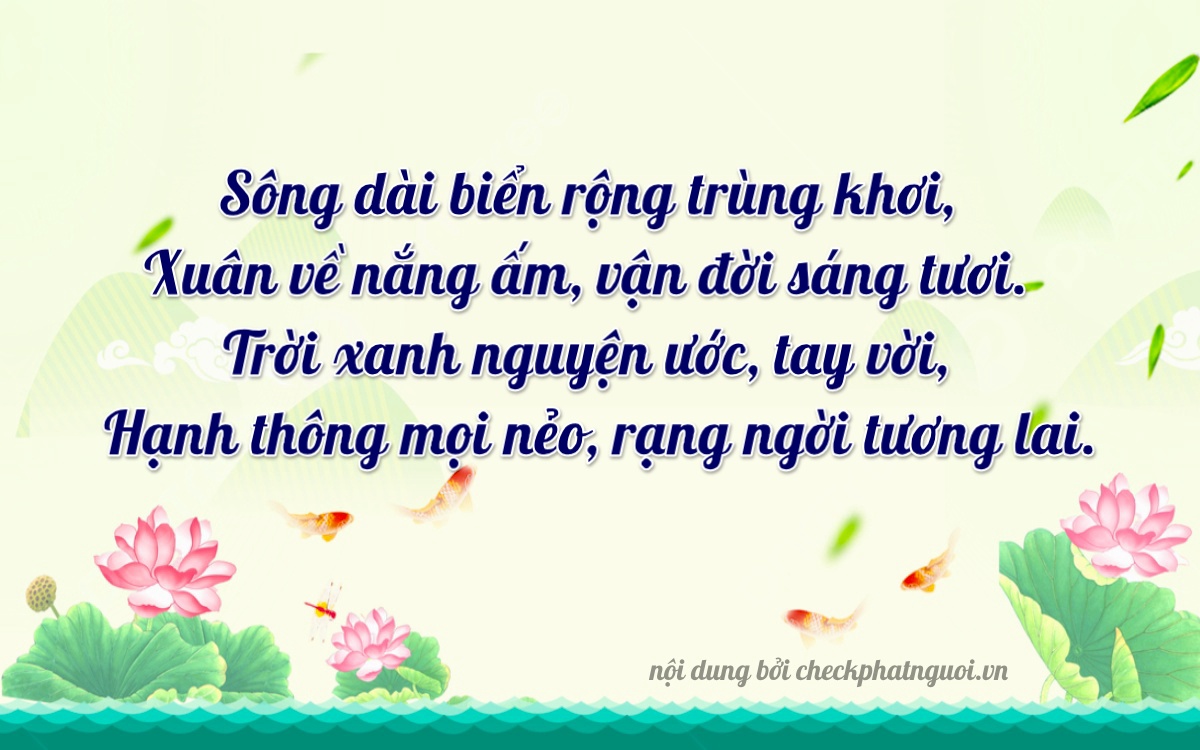 Bài thơ ý nghĩa cho <b>biển số 19AA-02134</b> tại website checkphatnguoi.vn