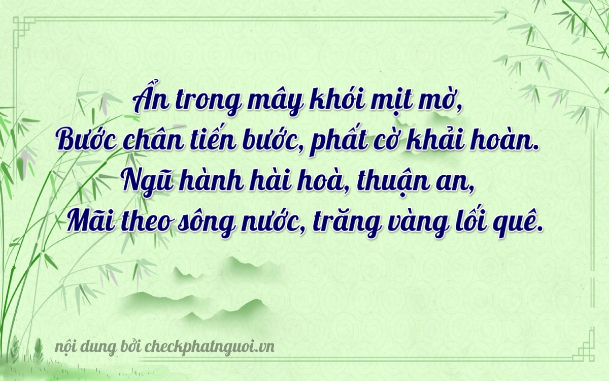 Bài thơ ý nghĩa cho <b>biển số 19AA-13610</b> tại website checkphatnguoi.vn