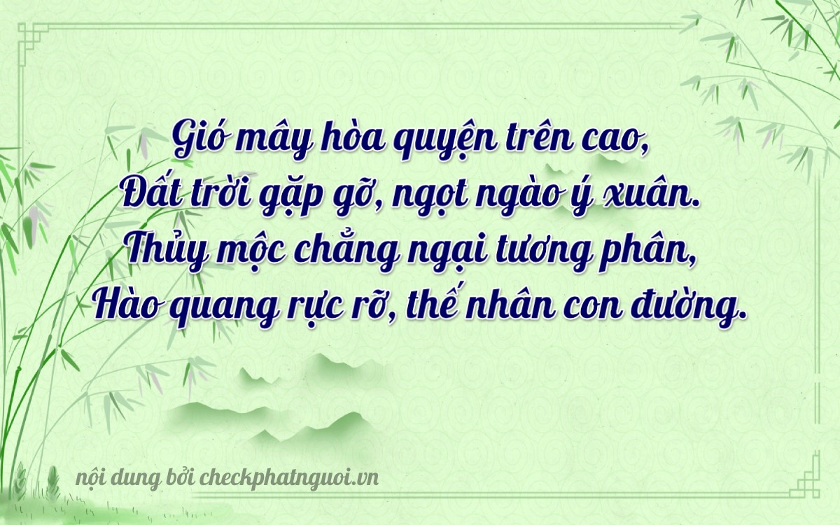Bài thơ ý nghĩa cho <b>biển số 19AA-13663</b> tại website checkphatnguoi.vn