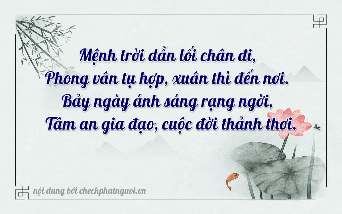 Bài thơ ý nghĩa cho <b>biển số 19AL-03778</b> tại website checkphatnguoi.vn