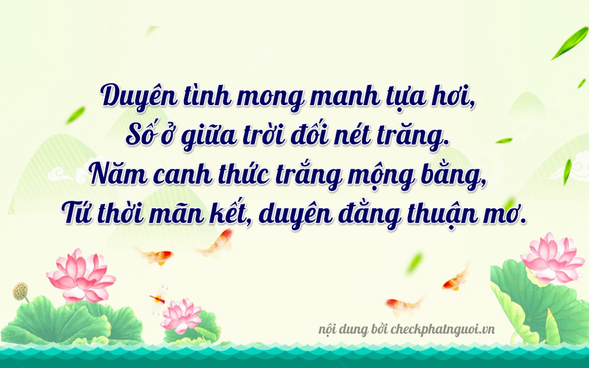 Bài thơ ý nghĩa cho <b>biển số 19B-05184</b> tại website checkphatnguoi.vn