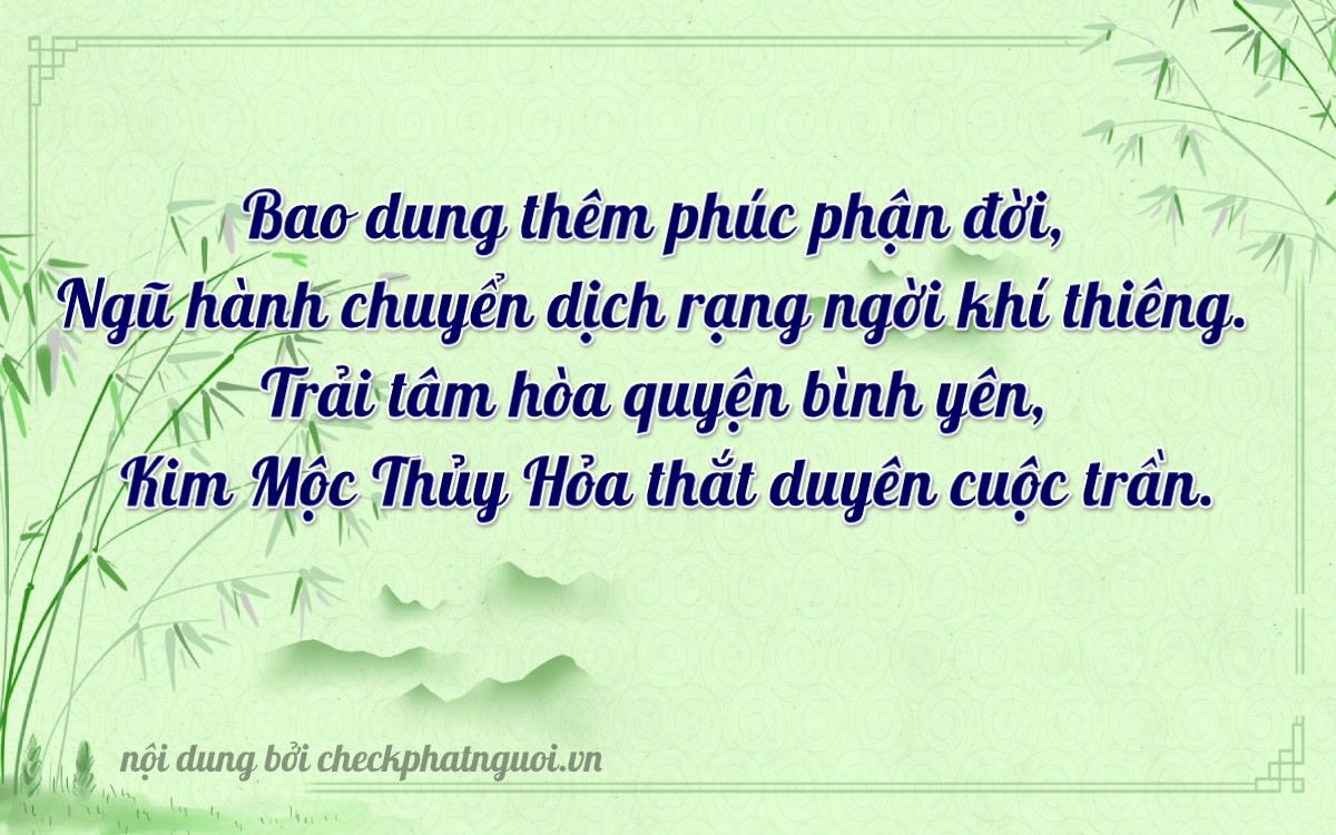 Bài thơ ý nghĩa cho <b>biển số 19B1-57814</b> tại website checkphatnguoi.vn