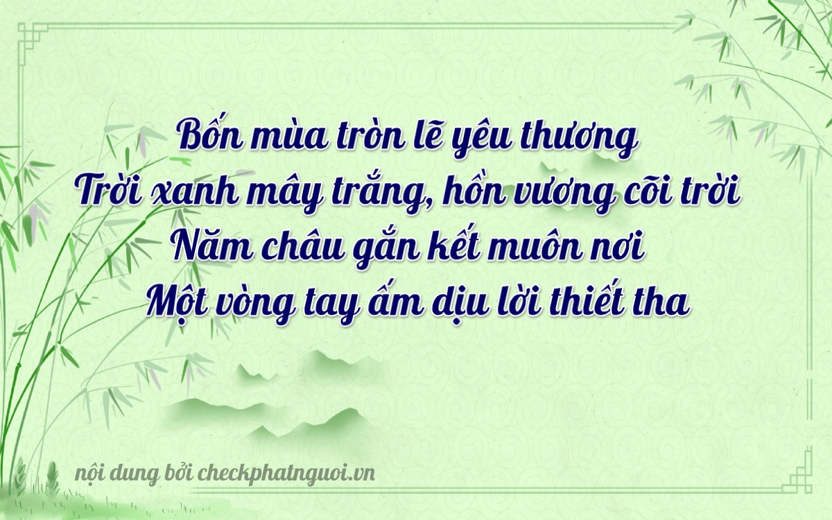 Bài thơ ý nghĩa cho <b>biển số 19E1-34752</b> tại website checkphatnguoi.vn