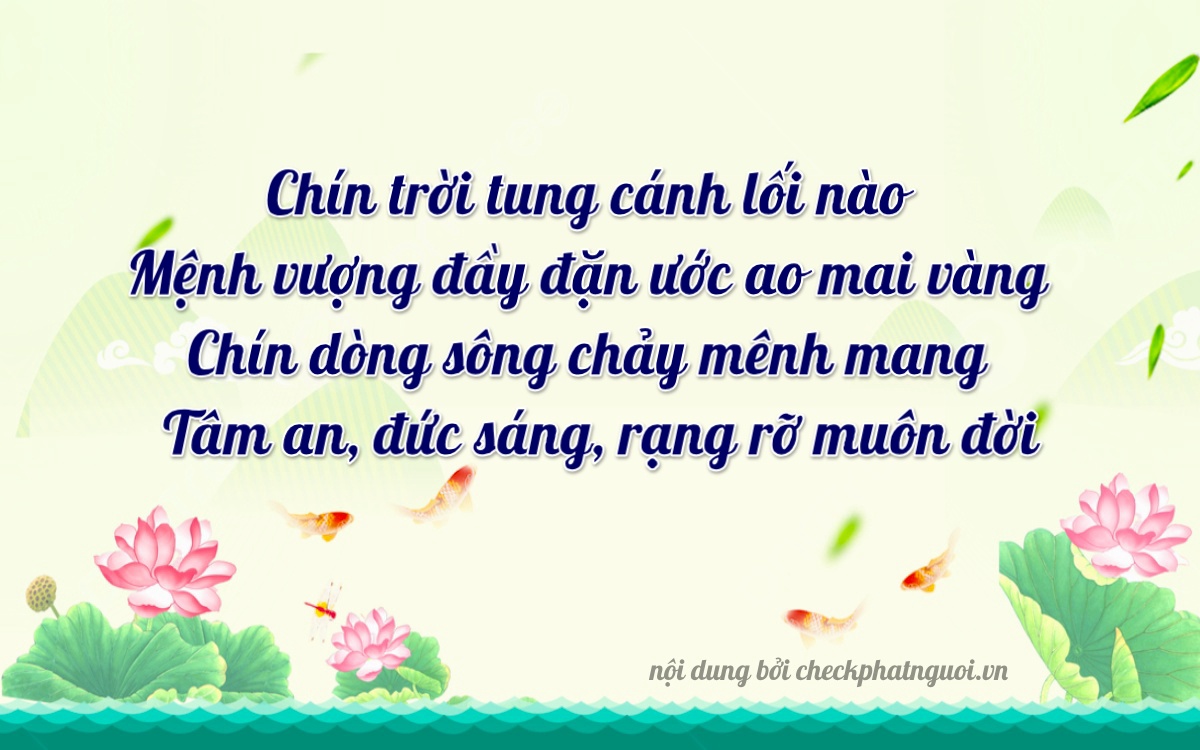 Bài thơ ý nghĩa cho <b>biển số 19E1-99999</b> tại website checkphatnguoi.vn