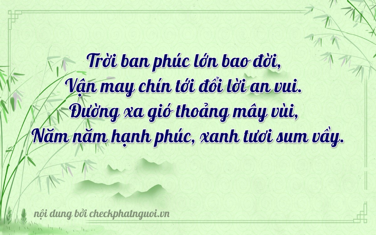 Bài thơ ý nghĩa cho <b>biển số 19F1-12950</b> tại website checkphatnguoi.vn