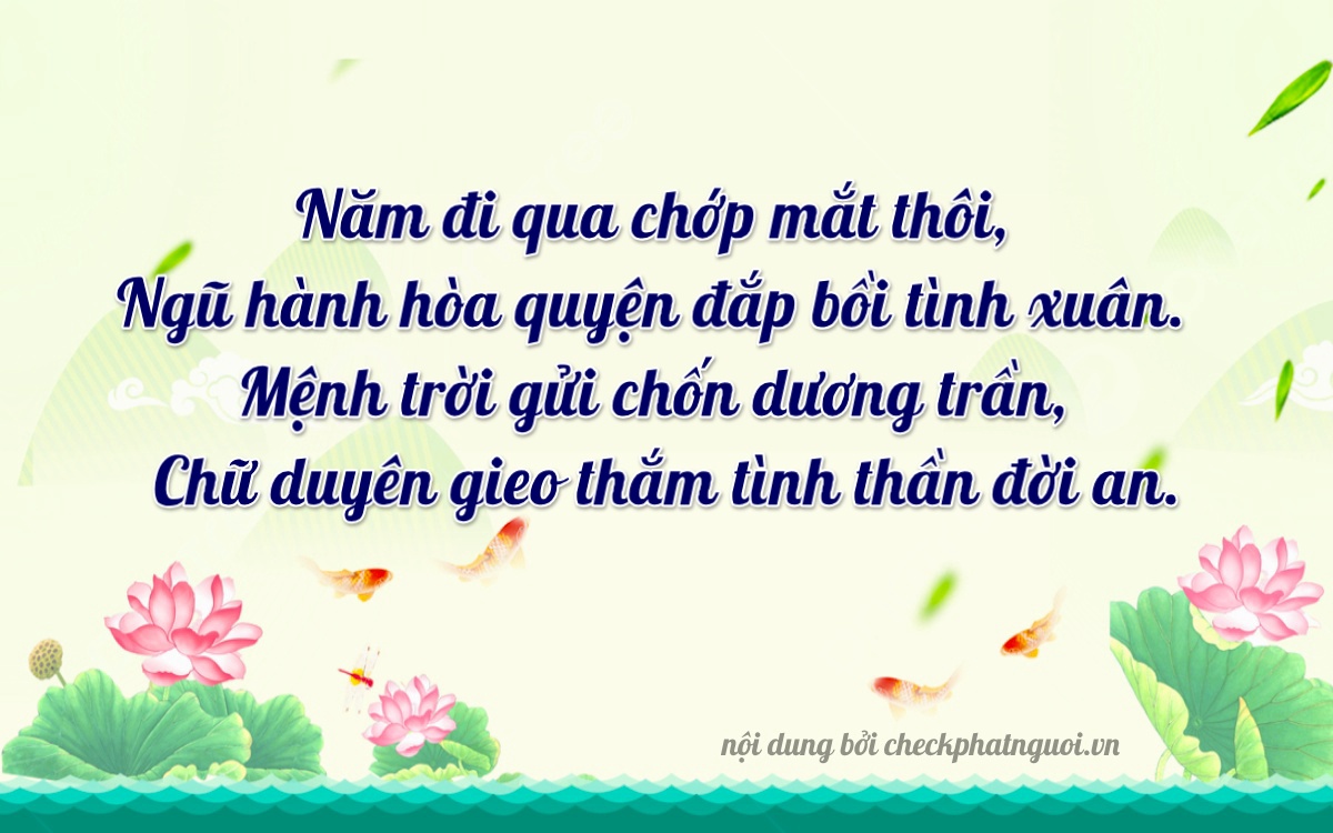 Bài thơ ý nghĩa cho <b>biển số 19G1-52805</b> tại website checkphatnguoi.vn