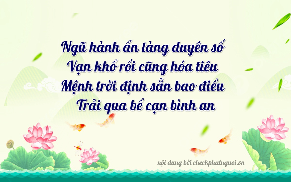 Bài thơ ý nghĩa cho <b>biển số 19G1-52887</b> tại website checkphatnguoi.vn