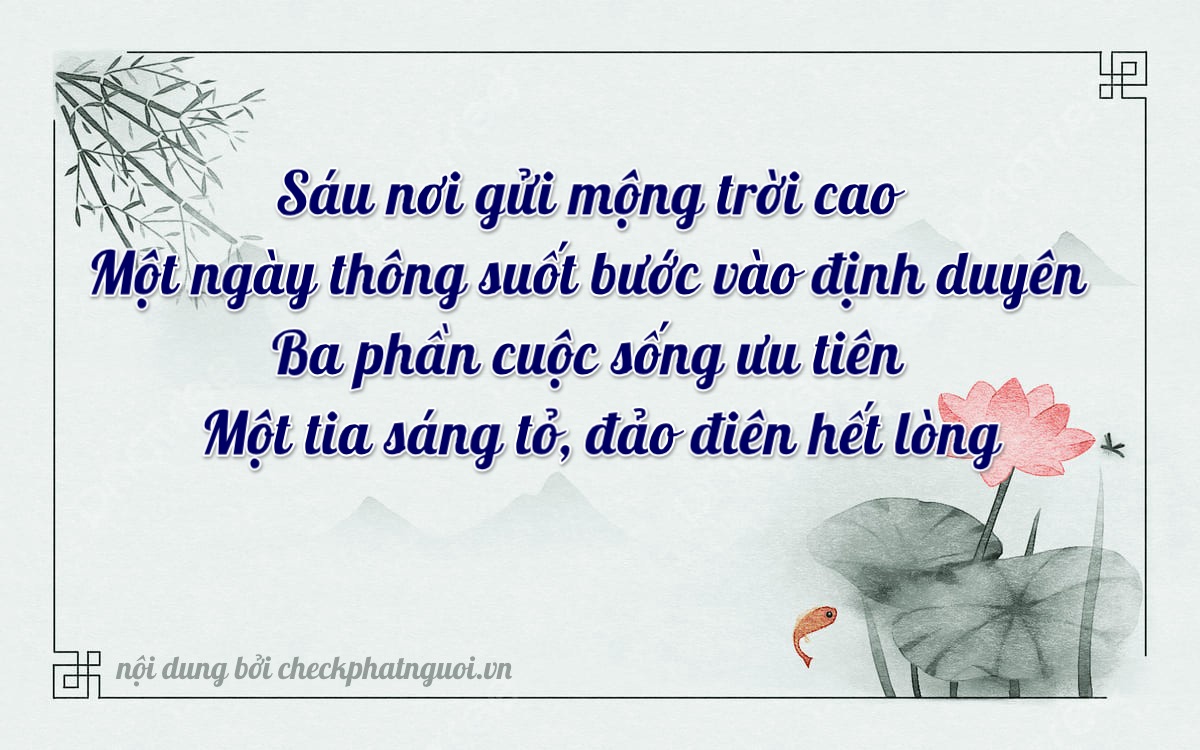 Bài thơ ý nghĩa cho <b>biển số 19H-06131</b> tại website checkphatnguoi.vn