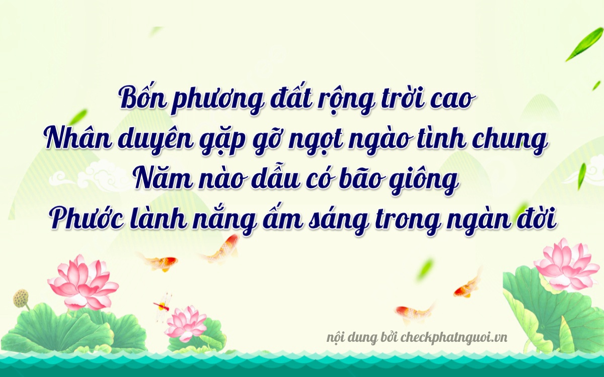 Bài thơ ý nghĩa cho <b>biển số 19K1-45554</b> tại website checkphatnguoi.vn