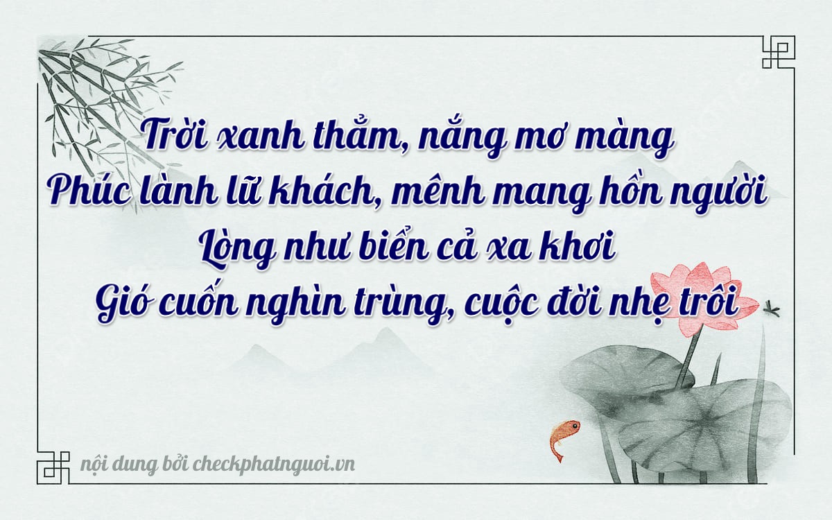 Bài thơ ý nghĩa cho <b>biển số 19N-10057</b> tại website checkphatnguoi.vn