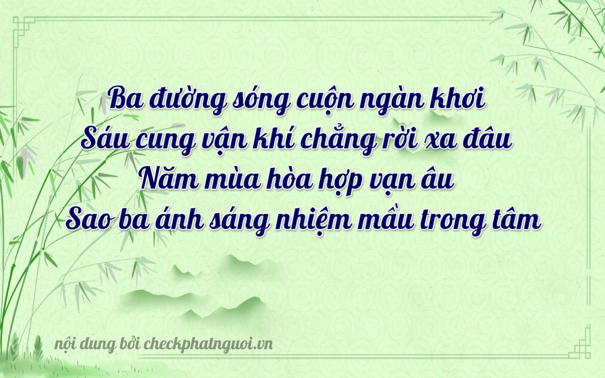Bài thơ ý nghĩa cho <b>biển số 19P1-36563</b> tại website checkphatnguoi.vn