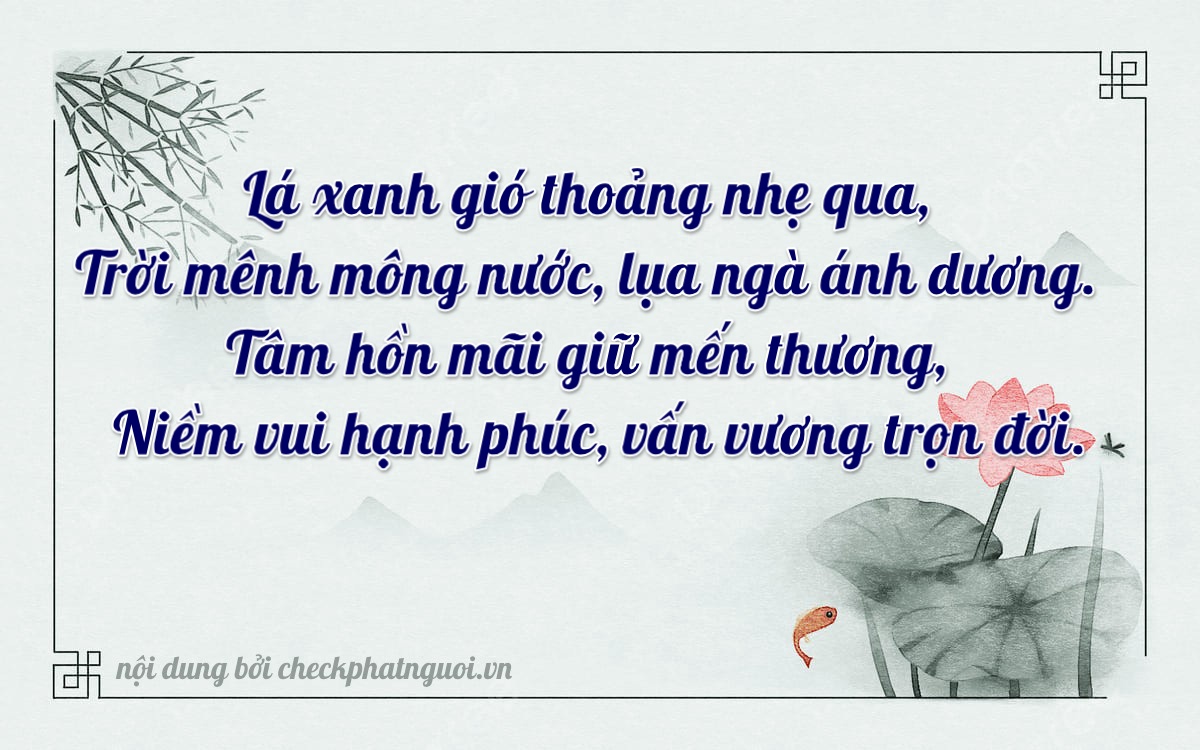 Bài thơ ý nghĩa cho <b>biển số 19S1-33667</b> tại website checkphatnguoi.vn