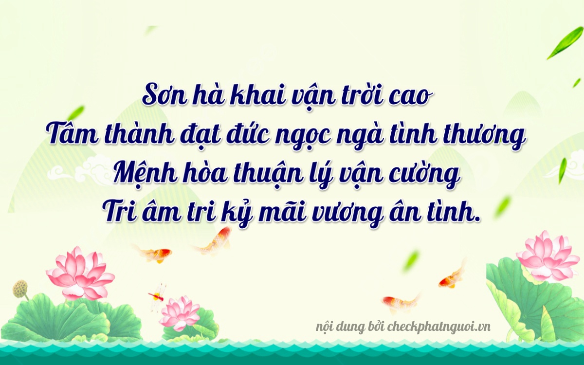 Bài thơ ý nghĩa cho <b>biển số 20146</b> tại website checkphatnguoi.vn
